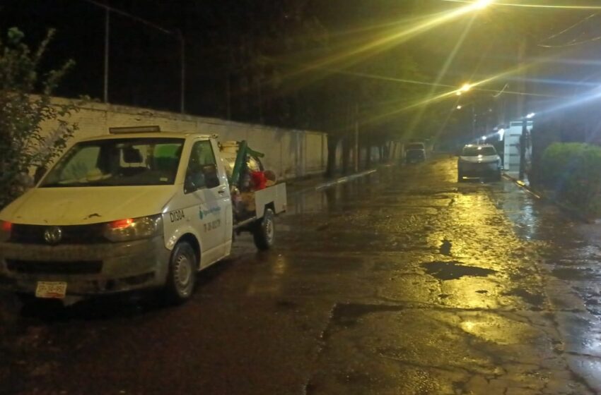  Gobierno de la Ciudad y Agua de Puebla trabajan en la atención inmediata y coordinación efectiva tras lluvias en la capital poblana