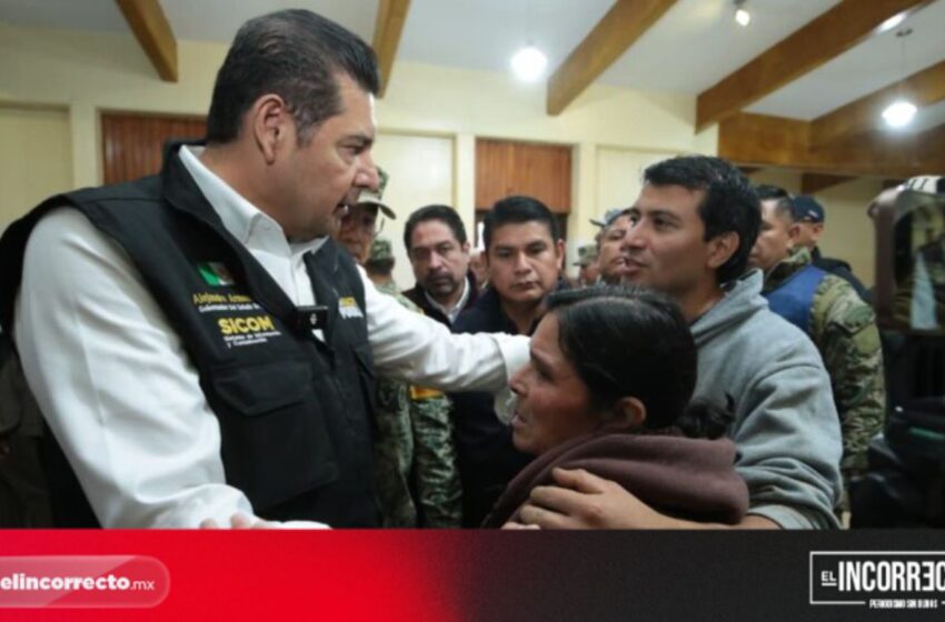  Confirman cinco muertos en la Sierra Norte de Puebla por intensas lluvias
