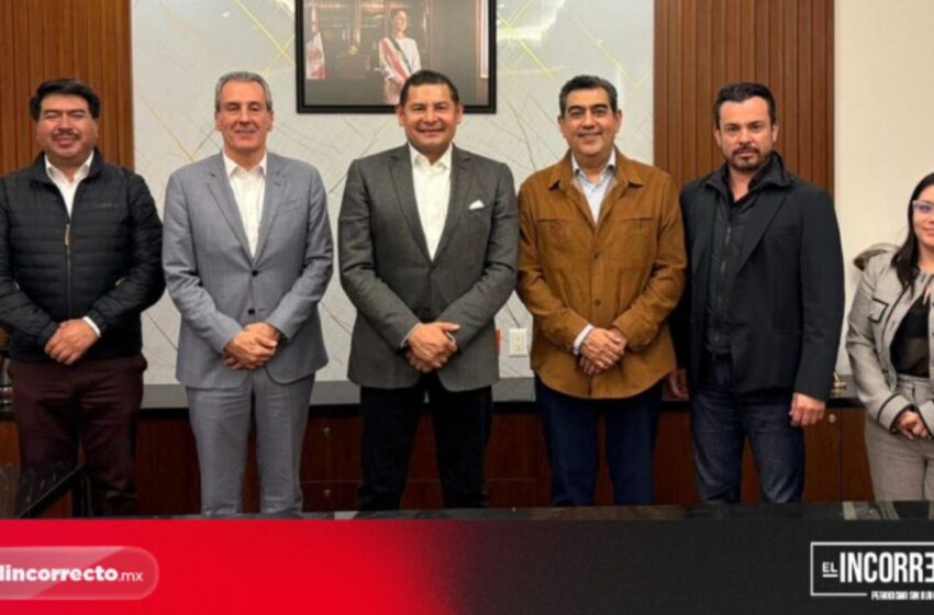  Alejandro Armenta y Sergio Salomón se reúnen con Pepe Chedraui y Parra; demuestran unidad entre liderazgos