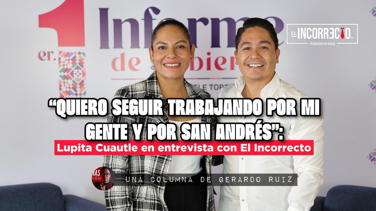 Lupita Cuautle en entrevista con El Incorrecto