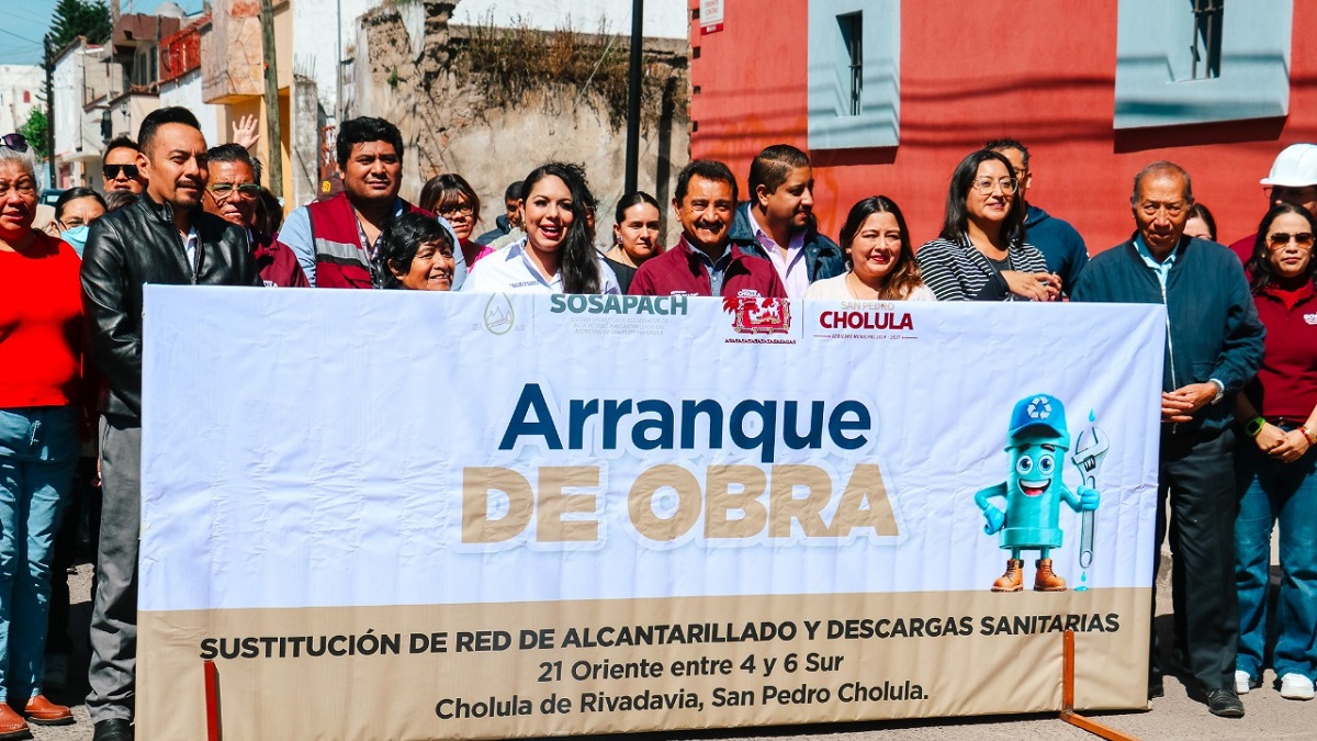 Mejoran servicios en San Pablo Tecamac con nueva obra de drenaje sanitario