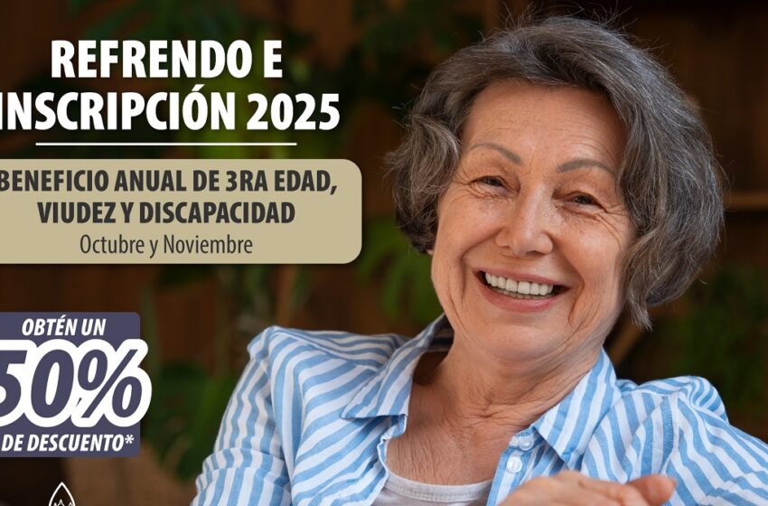  SOSAPACH abre refrendo e inscripción 2025 a beneficios sociales
