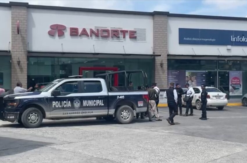  Asaltan con violencia a un cuentahabiente en San Andrés Cholula