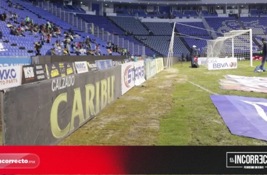  Es competencia del Club Puebla reparar la cancha del Cuauhtémoc 