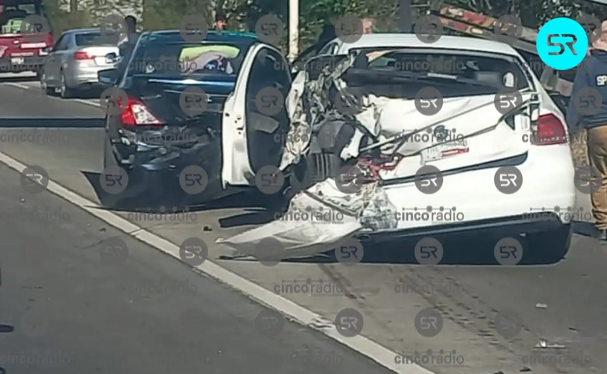 Fuerte accidente deja un muerto sobre Periférico Ecológico y la 11 Sur