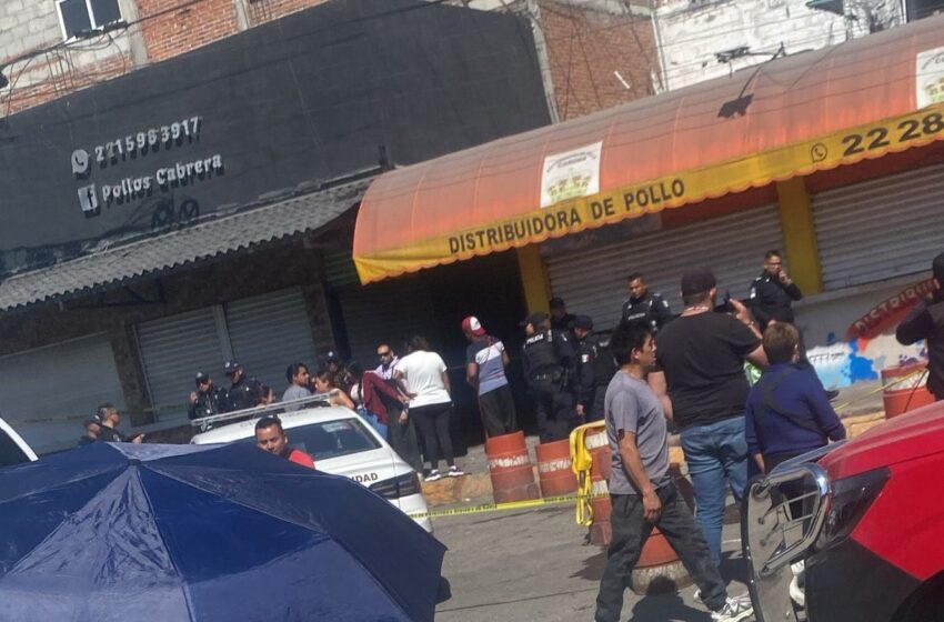  Matan al dueño de una pollería dentro de la Central de Abasto