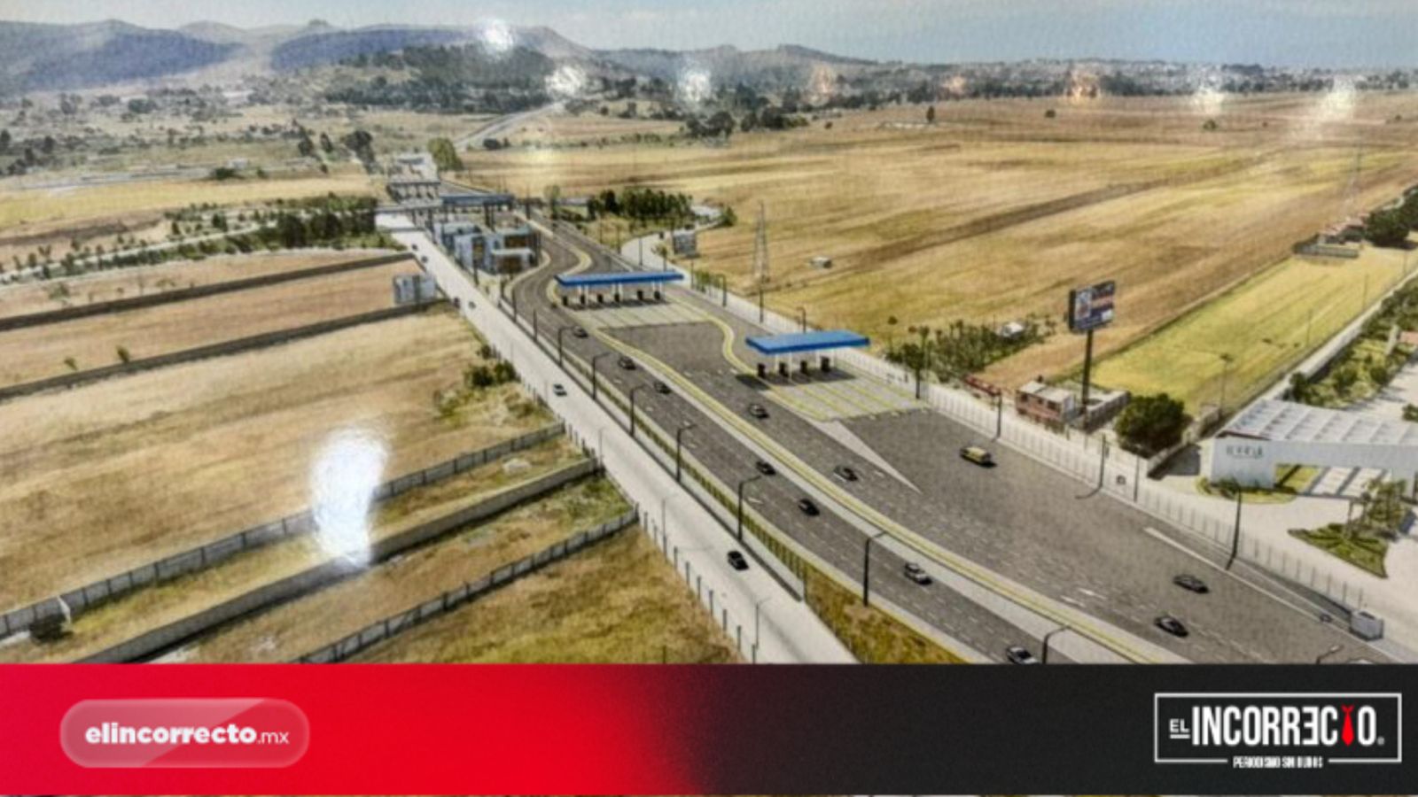 Presentan cómo se verá la reubicación de la Caseta de Atlixco: Tendrá 20 carriles y módulo de seguridad (+FOTOS)