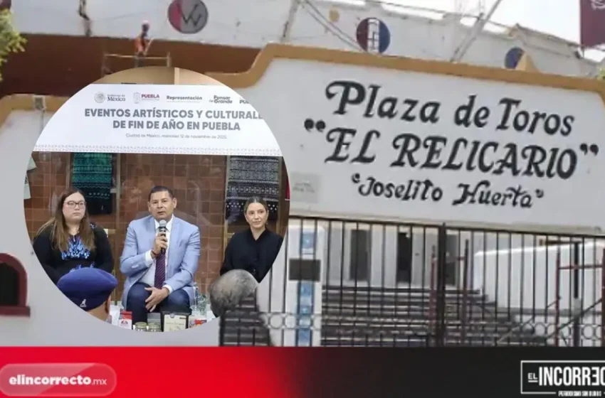  Armenta anuncia el Fórum Pensar en Grande en Puebla: reemplazará a la Plaza de Toros El Relicario