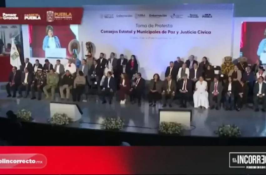  Instalan Consejos Estatales y Municipales de Paz y Justicia Cívica en Puebla