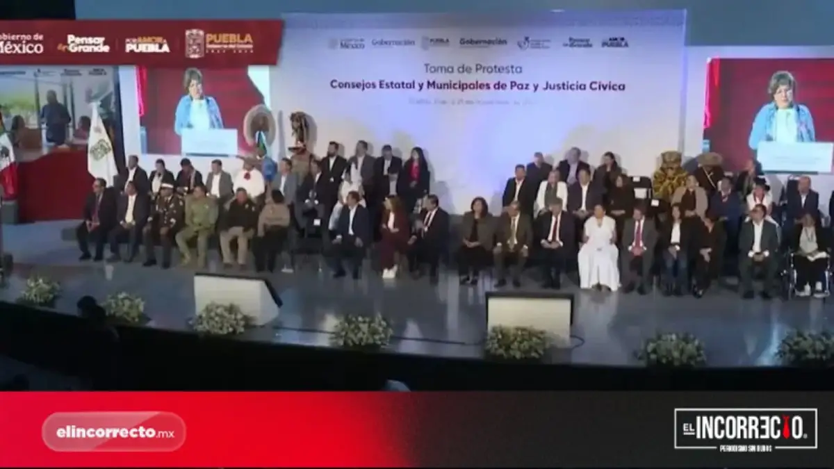 Instalan Consejos Estatales y Municipales de Paz y Justicia Cívica en Puebla