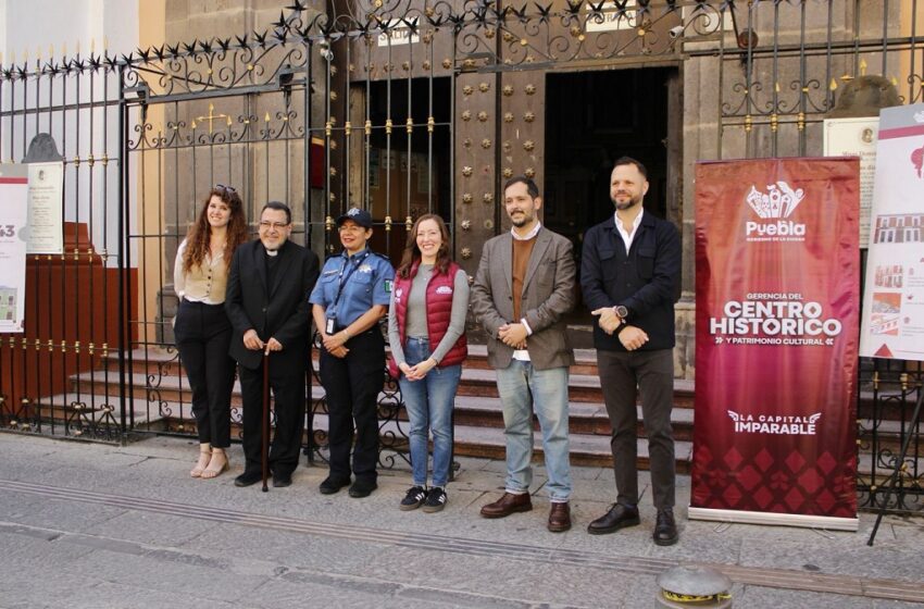  La Gerencia del Centro Histórico y Patrimonio Cultural y la Secretaría de Movilidad e Infraestructura impulsan acciones de conservación en beneficio de las y los poblanos