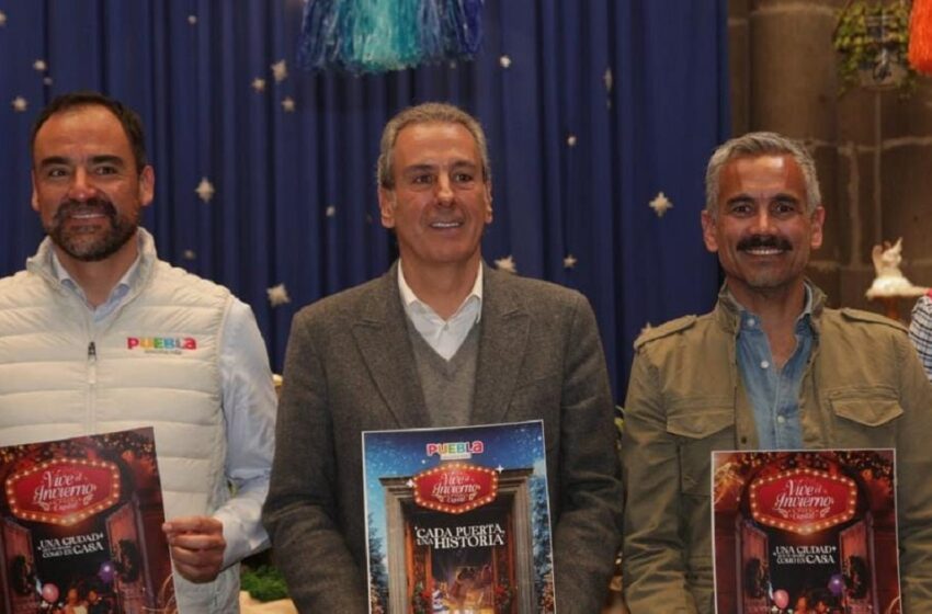  Presenta Pepe Chedraui actividades de Vive la Navidad en Puebla 2025