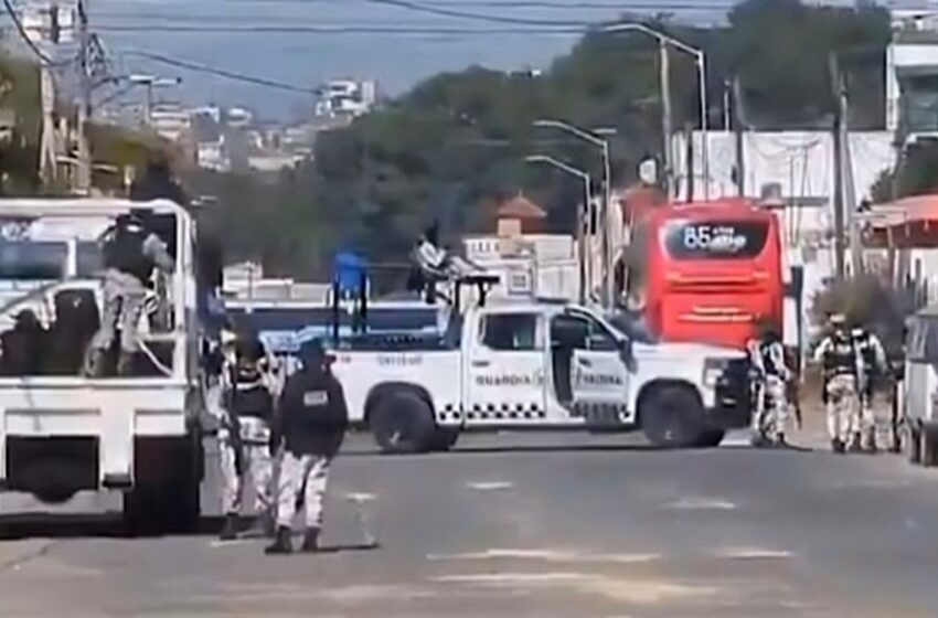  Supuesto repartidor de Didi roba fusil a elemento de la Guardia Nacional y desata operativo en Xonacatepec