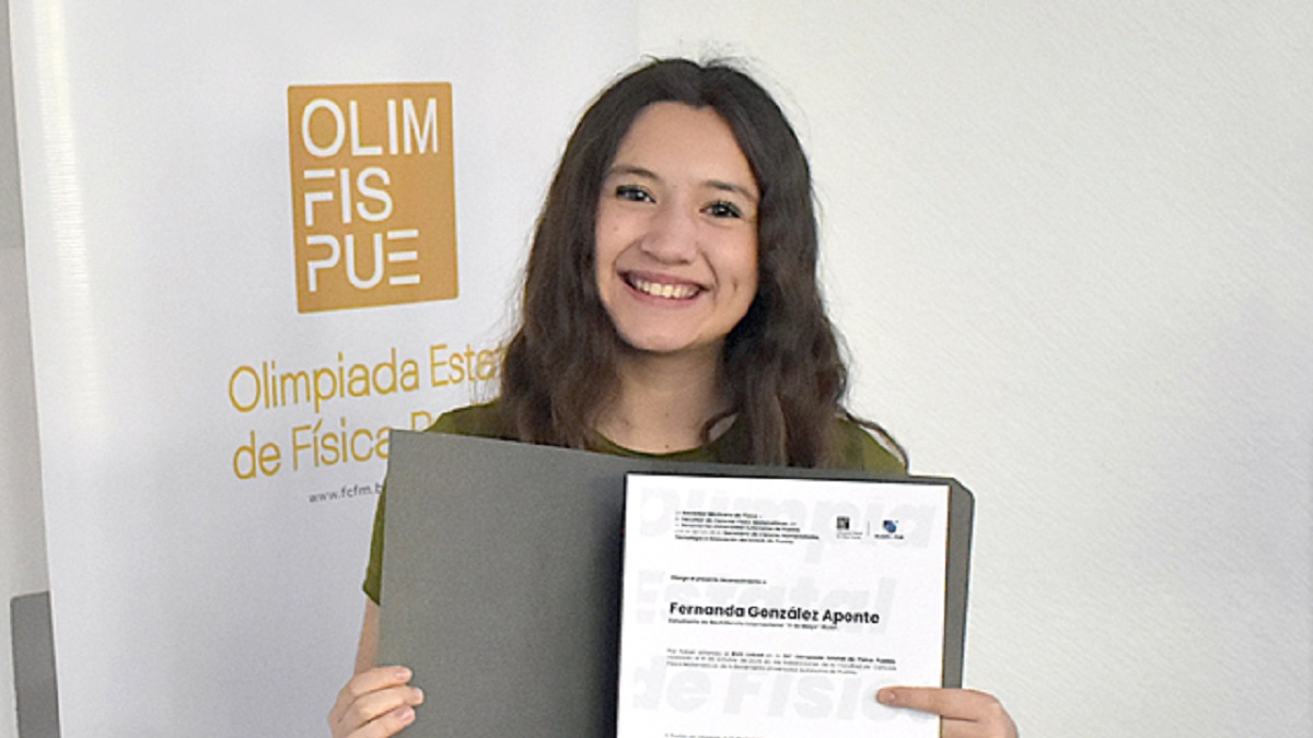 Destacan estudiantes BUAP en olimpiadas estatales y nacionales de Física 2025