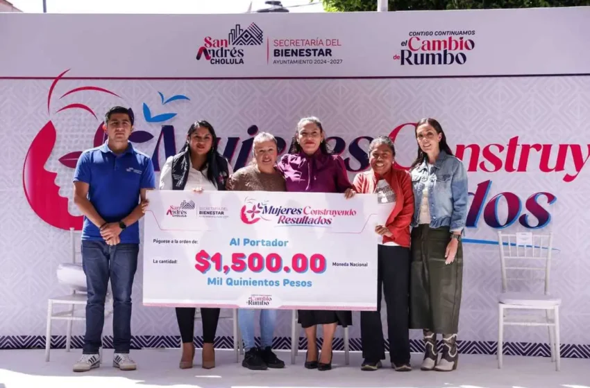  En San Andrés Cholula mujeres avanzan con capacitaciones y apoyos económicos