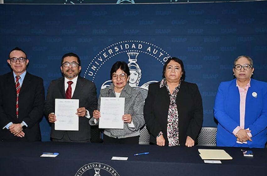  Firman convenio BUAP y la Secretaría Anticorrupción y Buen Gobierno del Estado de Puebla