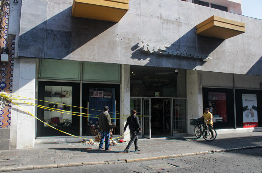  Por tercera ocasión dan cristalizo al Sanborns del Centro Histórico