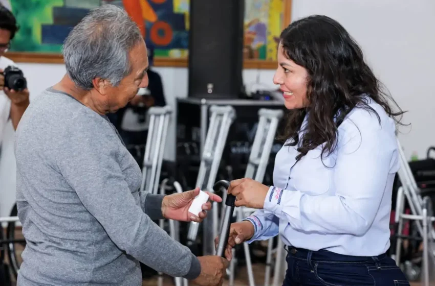  Fortalece Lupita Cuautle la inclusión y bienestar con entrega de aparatos ortopédicos