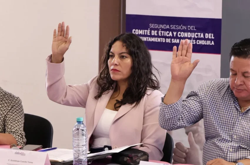  Afianza Lupita Cuautle política de integridad en San Andrés Cholula