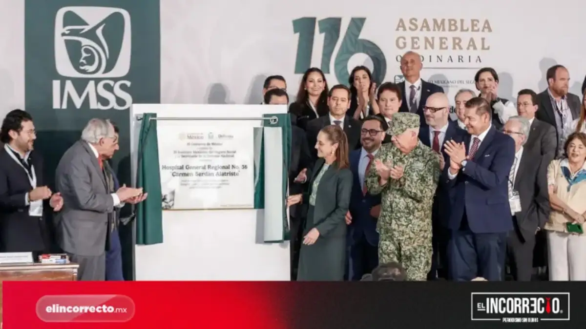 Cambian nombre de San Alejandro por Hospital Carmen Serdán durante inauguración