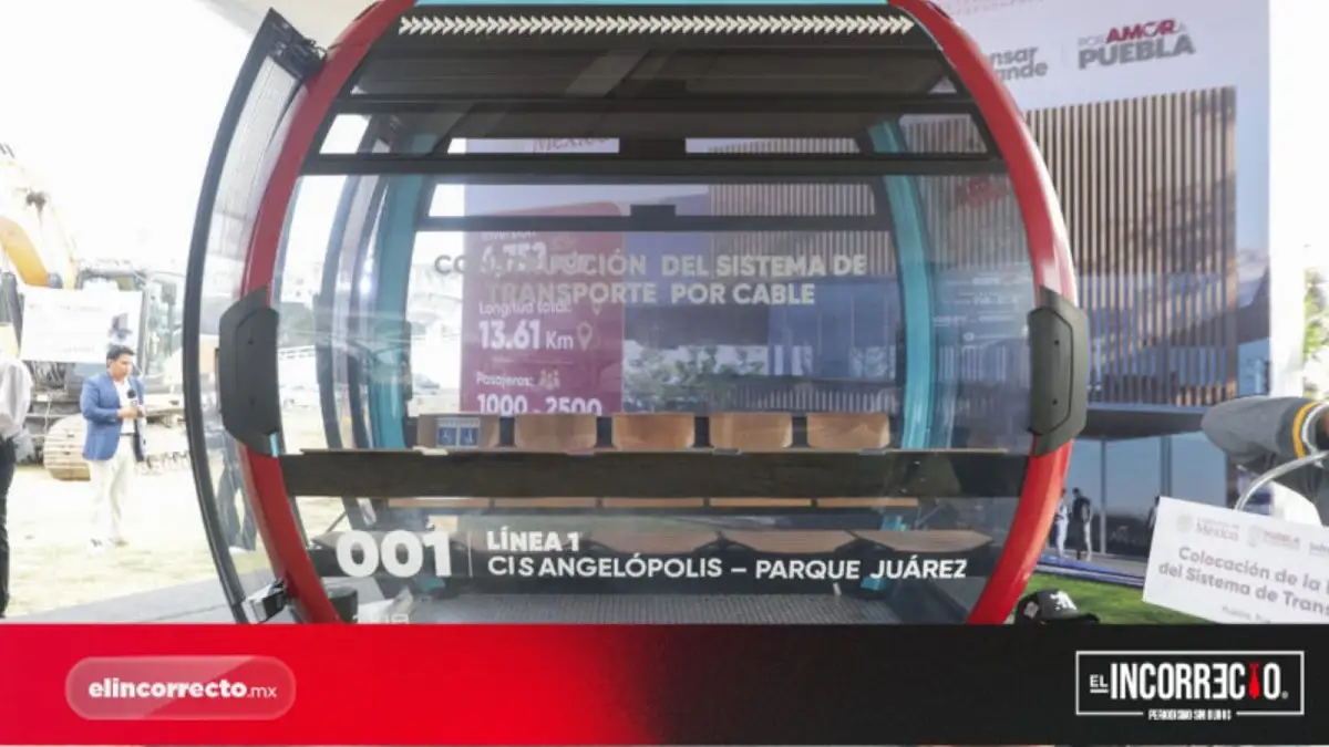 Instala Armenta primera piedra del Cablebús de Puebla: estos son los detalles de la obra