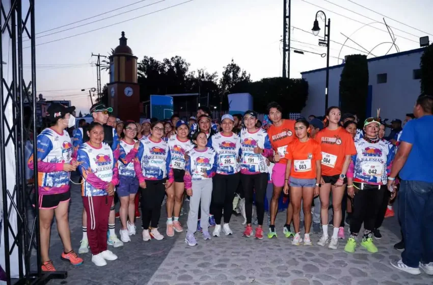  Impulsa Lupita Cuautle el deporte y la convivencia familiar con la primera edición de la Carrera de las Iglesias 2025