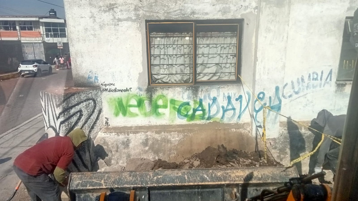 SOSAPACH retira escombro en la 16 Oriente tras reporte ciudadano