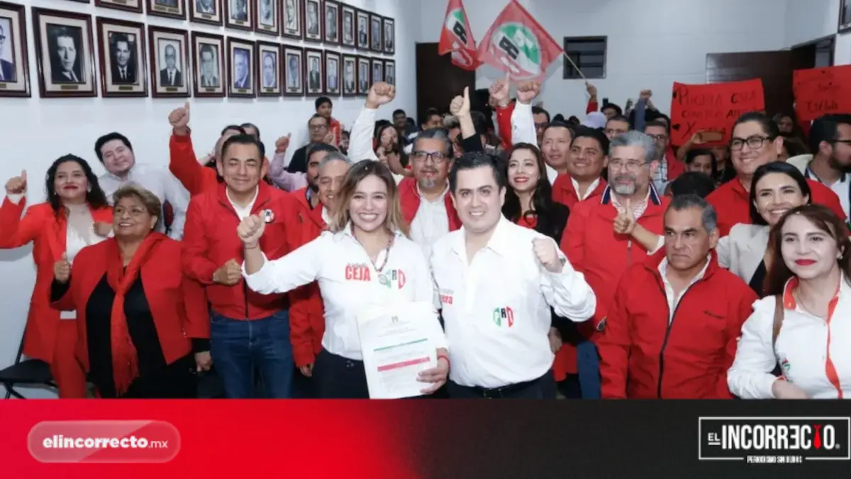 Xitlalic Ceja asume dirigencia del PRI Puebla tras registro único con Lorenzo Rivera Nava