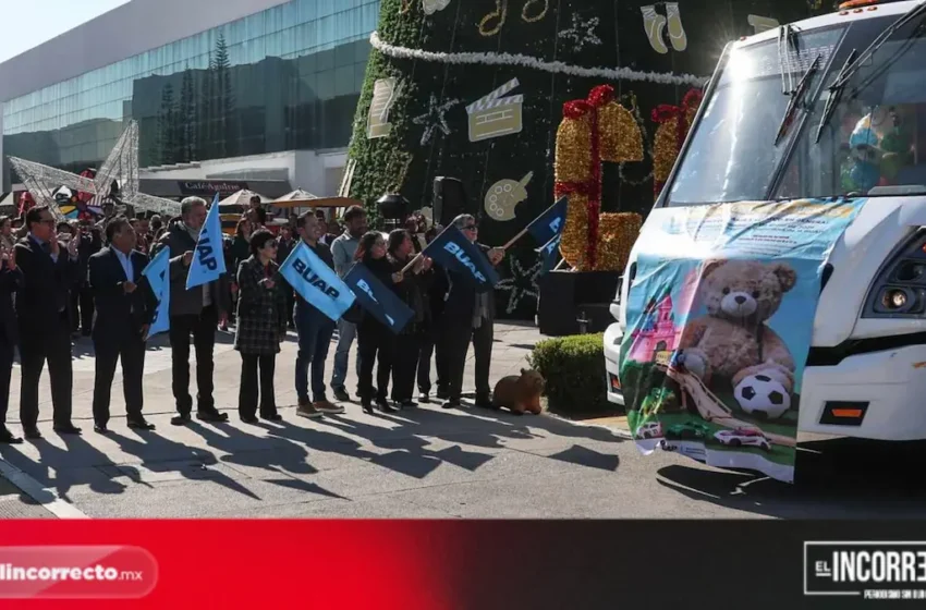  BUAP arranca campaña “Dona un juguete 2026” y entrega 14 mil regalos a niños de regiones del estado