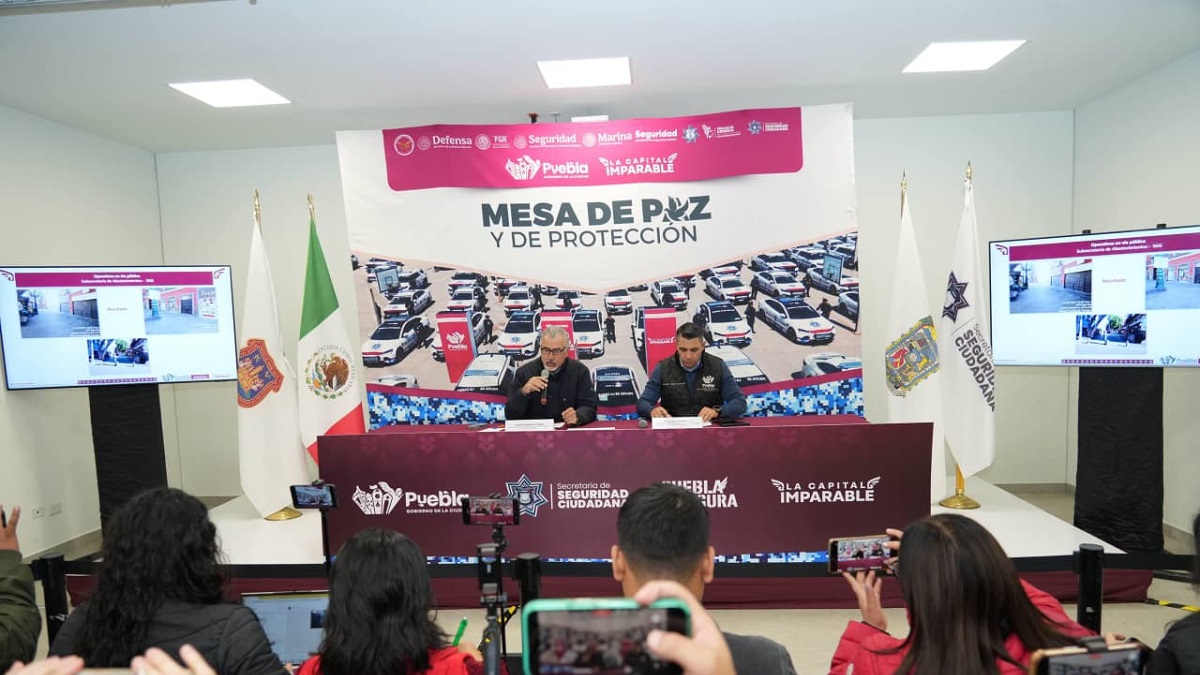 Baja incidencia delictiva en Puebla capital con Modelo Integral de Seguridad: Gobierno de Pepe Chedraui