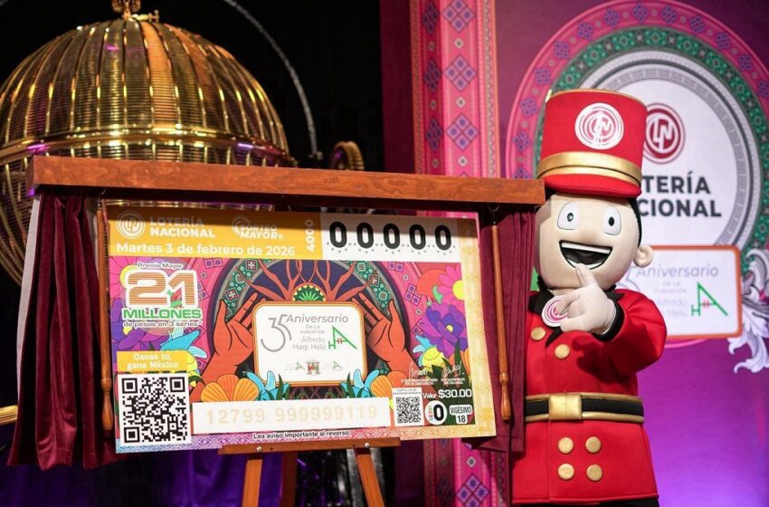  Billete de Lotería Nacional reconoce 35 años de trabajo de la Fundación Alfredo Harp Helú a favor de México