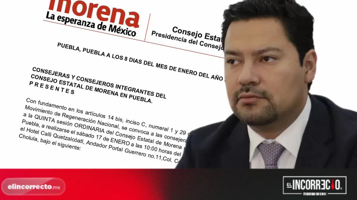 Consejo Estatal de Morena convoca para evaluar a alcaldes y respaldar a Armenta