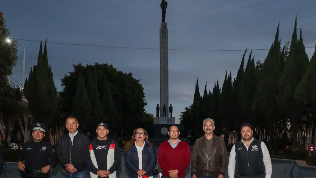 Fortalece gobierno de Pepe Chedraui espacios funcionales con inauguración del mantenimiento de la fuente Hermanos Serdán