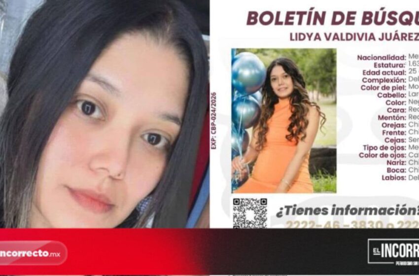  Lidya Valdivia es buscada en el Estado de México por datos de geolocalización
