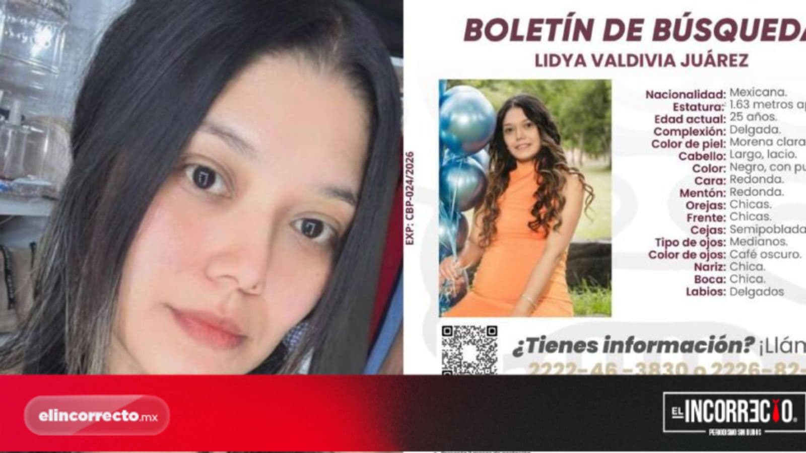 Lidya Valdivia es buscada en el Estado de México por datos de geolocalización