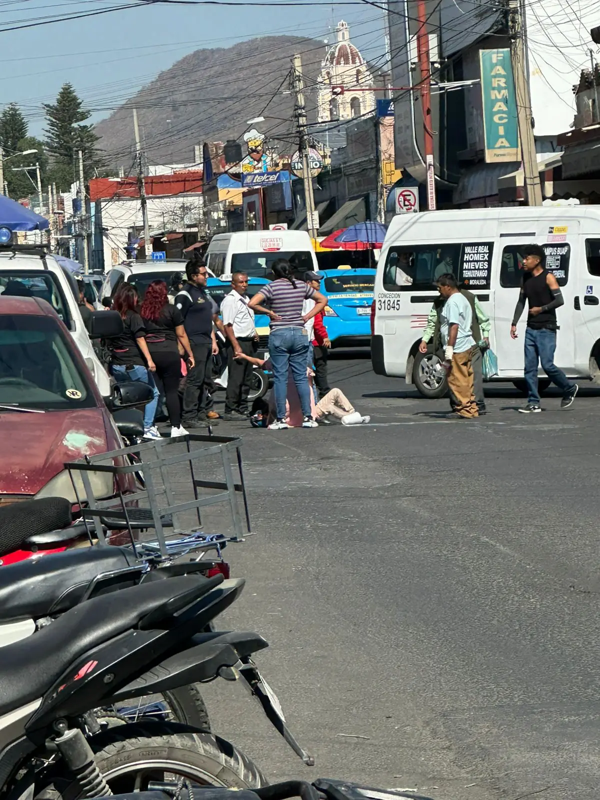Motociclista atropella a dos menores en pleno centro de Atlixco
