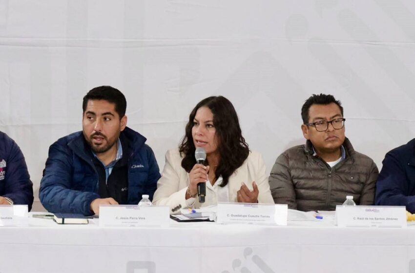  Refuerza Lupita Cuautle trabajo coordinado con autoridades auxiliares