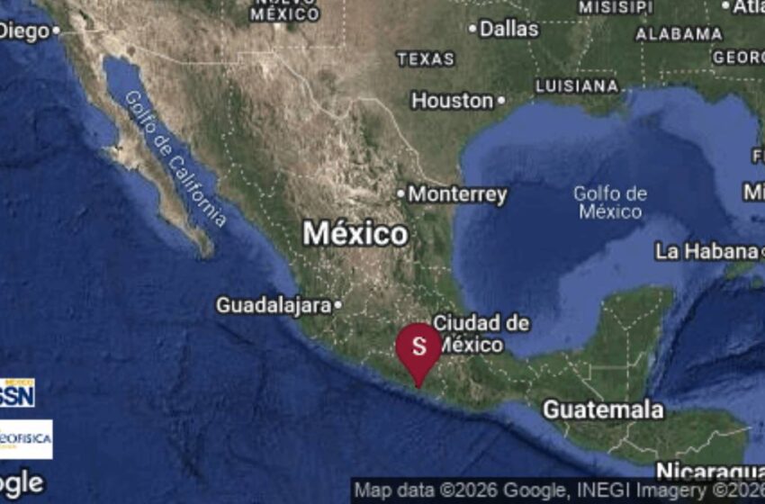  Sismo 6.5 sacude Guerrero: alerta sísmica activa en México este 2 de enero