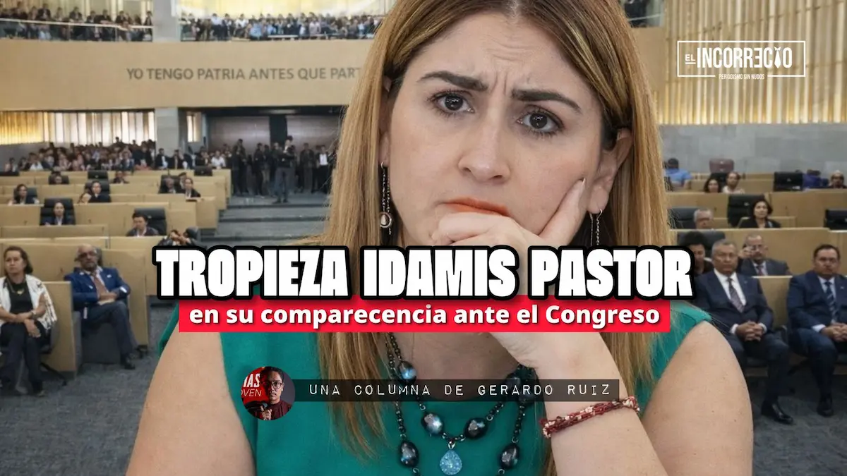 Tropieza Idamis Pastor en su comparecencia ante el Congreso