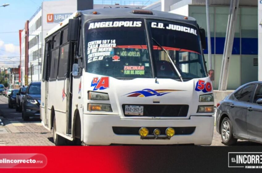  Revela Movilidad las peores rutas del transporte público en Puebla