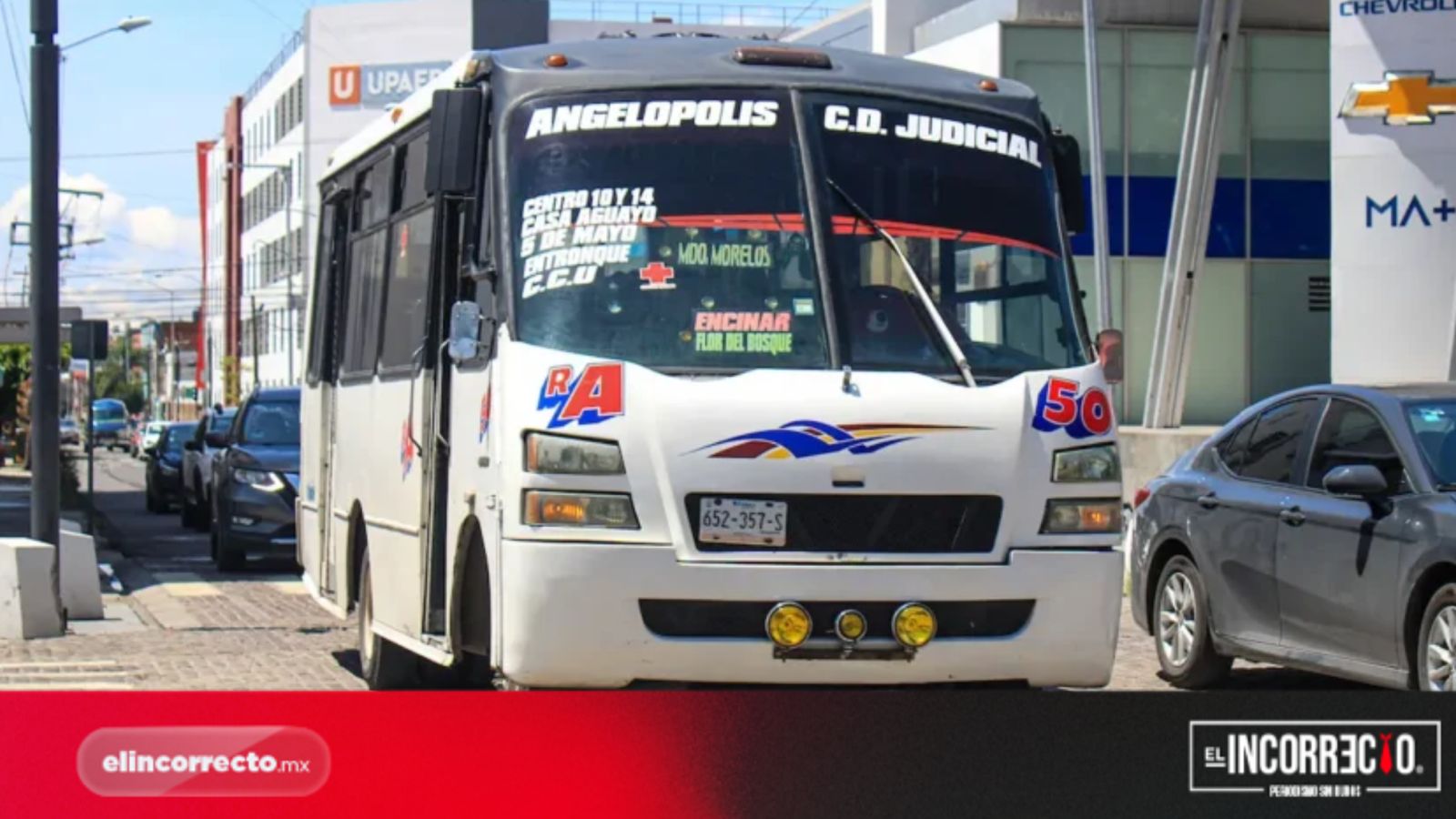 Revela Movilidad las peores rutas del transporte público en Puebla