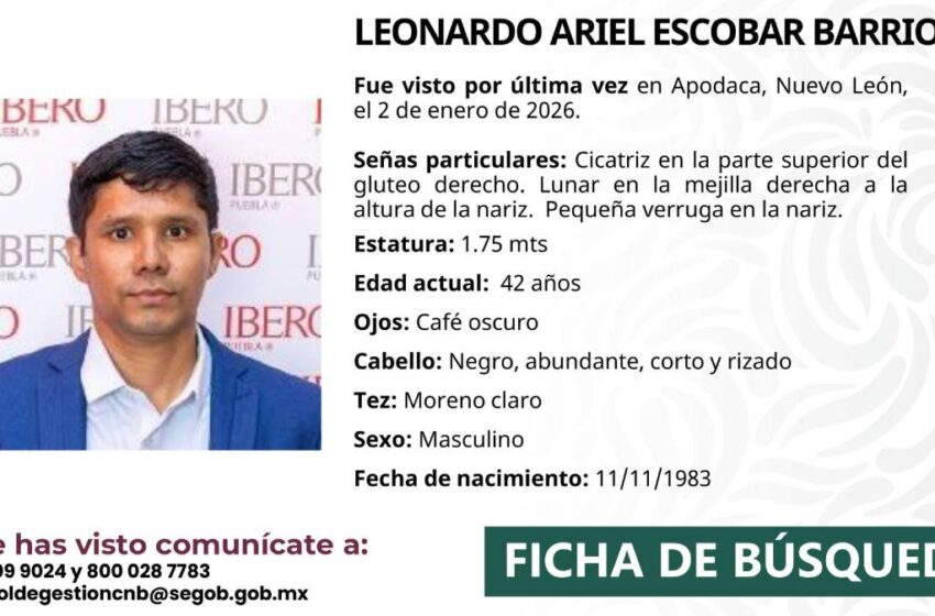  Académico de IBERO Puebla desaparece tras ser detenido por presunta Guardia Nacional