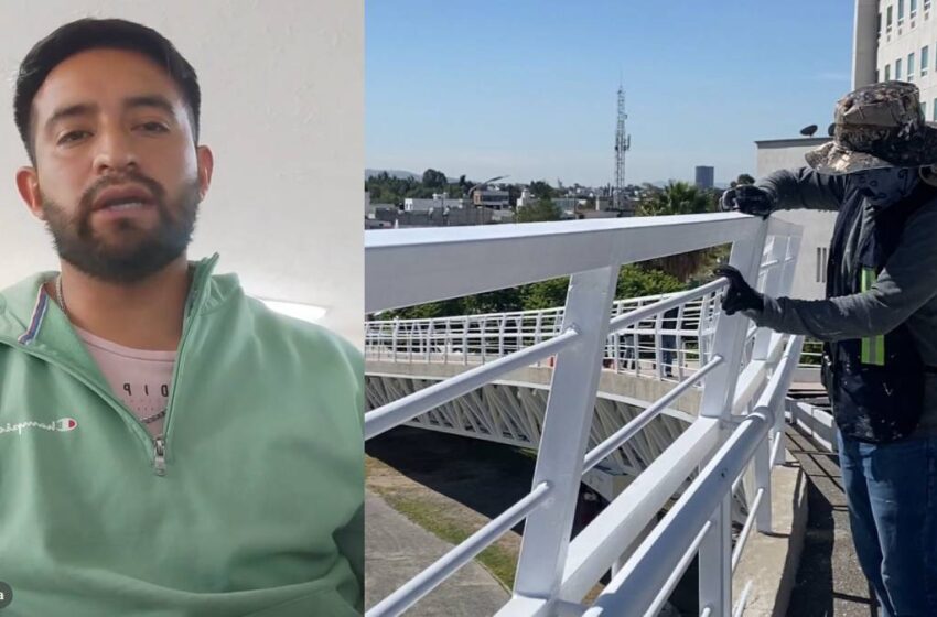  Ciclista denuncia en TikTok violento atraco en Vía Atlixcáyotl, Puebla