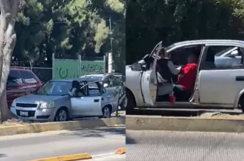  Multiasaltante capturado en Puebla: mujer se colgó al auto para frenarlo