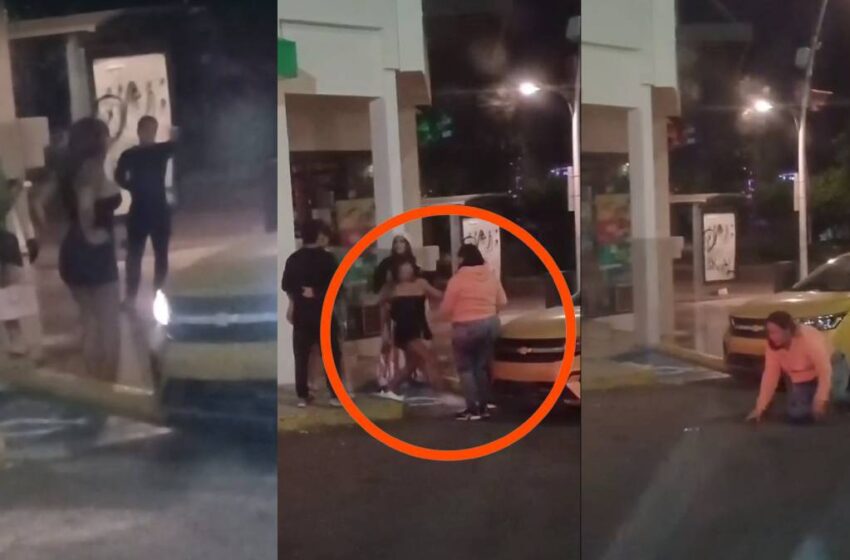  Trabajadoras sexuales atacan auto en Av. Juárez; conductora ebria huye en Puebla
