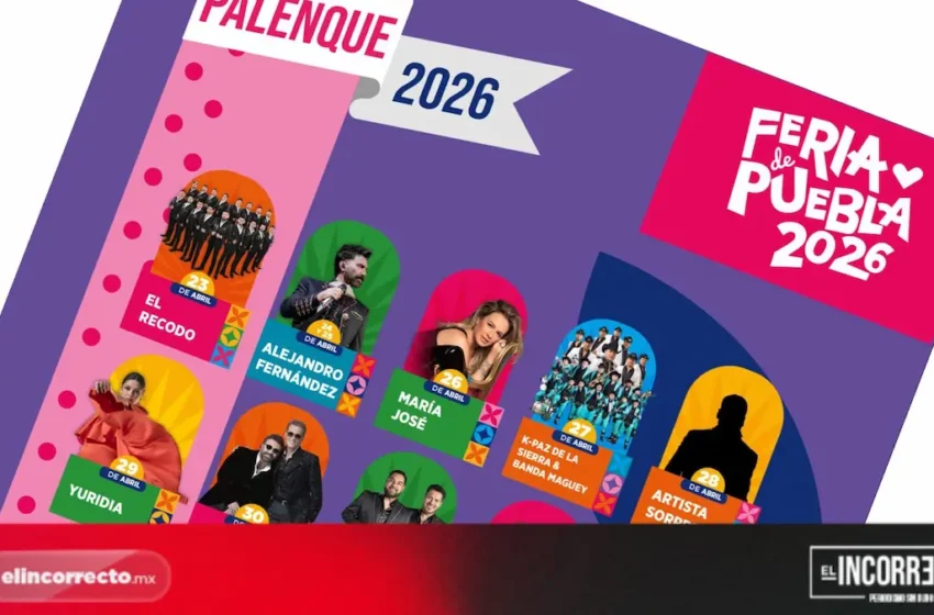  Así será el Palenque de la Feria de Puebla 2026