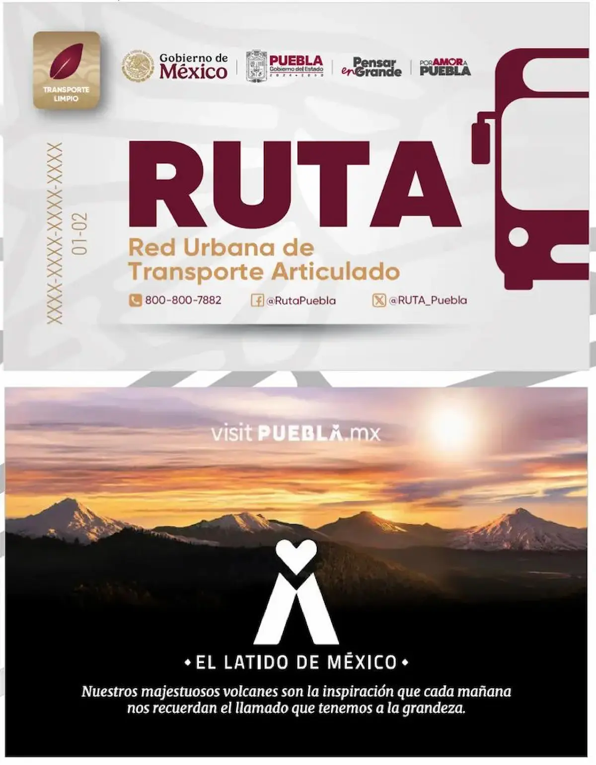 Cambiarán tarjetas de RUTA y esta será su nueva imagen (+FOTOS)