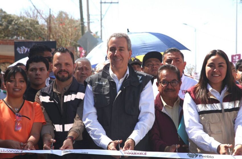  Entrega Pepe Chedraui obras viales en la Junta Auxiliar Ignacio Romero Vargas