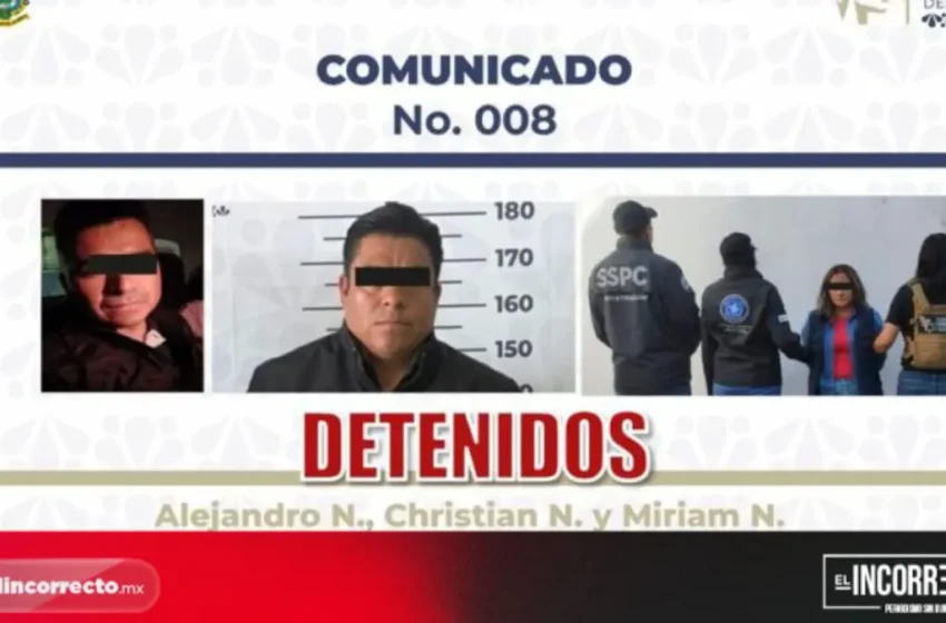  Fiscalías de Puebla y Tlaxcala detienen a los presuntos homicidas del matrimonio Tello Ruiz