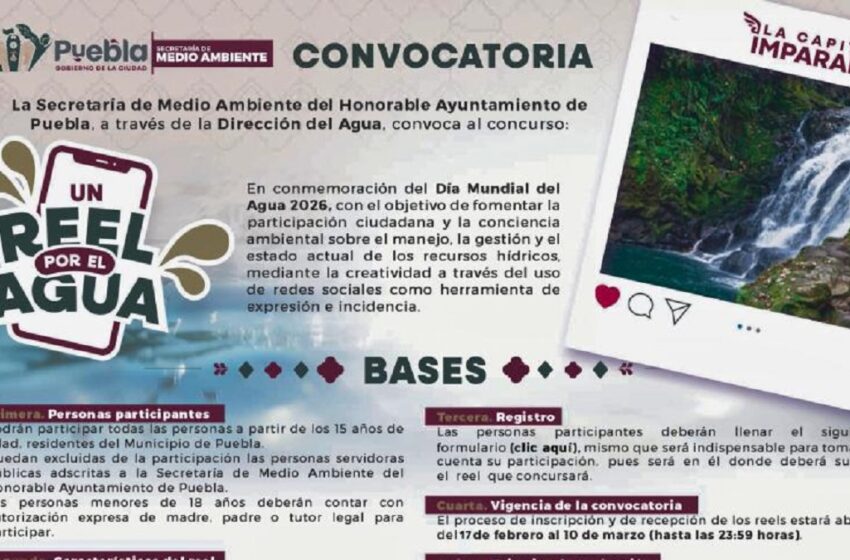  Gobierno de Pepe Chedraui lanza convocatoria “Un Reel por el Agua”